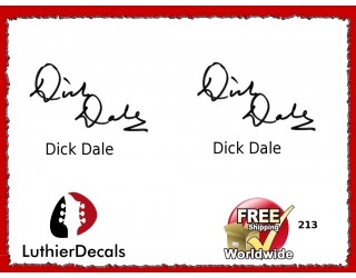 Guitar Players Dick Dale Signature Guitar Decal 213